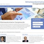 Website der Mittelstandsinitiative: Betriebe sollen ihre Energieeffizienz erhöhen.