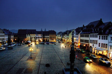 Die Stadt Rochlitz in Mittelsachsen strahlt in altem Glanz.