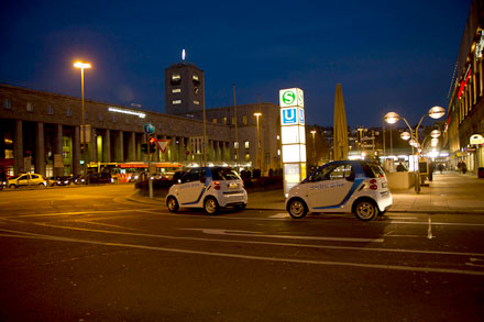 Das E-Mobilitätsangebot car2go kann nach 100 Tagen in Stuttgart eine positive Zwischenbilanz ziehen