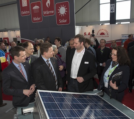 Eröffnungsrundgang auf der Messe New Energy Husum.