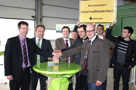 Das Bioenergiedorf Untermaßholderbach ist gestartet.