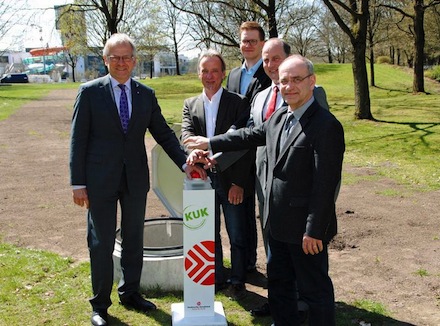 Am Nettebad in Osnabrück haben die Stadtwerke die größte Geothermieanlage der Kommune in Betrieb genommen.