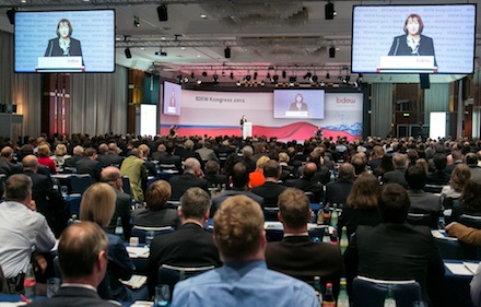 Zum BDEW Kongress 2013 werden rund 1.400 Vertreter aus Wirtschaft