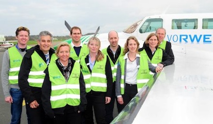 Projekt RWE-Flugthermografie: Stadt Essen und RWE wollen Bürger zum Energiesparen animieren.