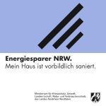 Plakette „Energiesparer NRW“: Fast 300 Gebäude in Rheinberg wurden bereits ausgezeichnet.