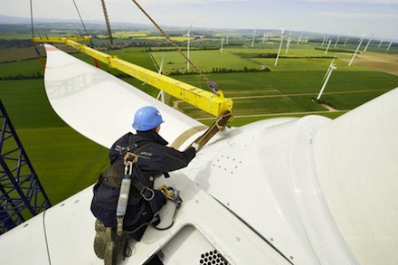 Windpark Wangenheim/Hochheim: Thüga Erneuerbare Energien betreibt 66 Windenergieanlagen in fünf Bundesländern.