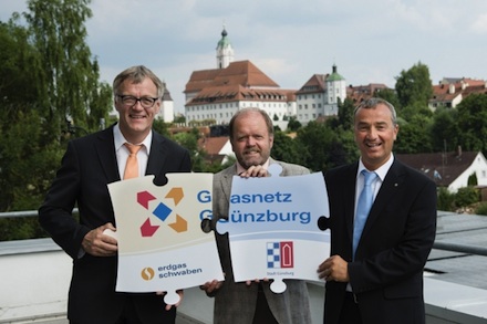 Die Stadtwerke Günzburg und erdgas schwaben kooperieren in der neu gegründeten  Gesellschaft Gasnetz Günzburg.