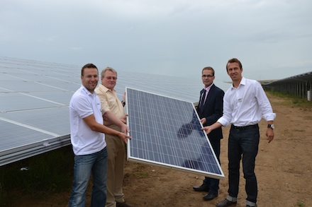 In Freimersheim (Verbandsgemeinde Alzey-Land) wurde ein großer Solarpark offiziell in Betrieb genommen.