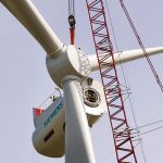 Während an Land neue Windkraftanlagen entstehen