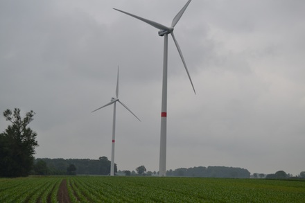 Windpark Everswinkel liefert Strom für die baden-württembergische Landeshauptstadt.