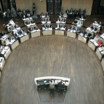 Plenarsaal des Bundesrates: Sieben Länder bieten der Bundesregierung eine Kooperation in der Energie- und Klimapolitik an.