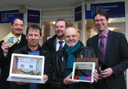 In Unna wird das ganze Stadtzentrum zum Internet-Hotspot.