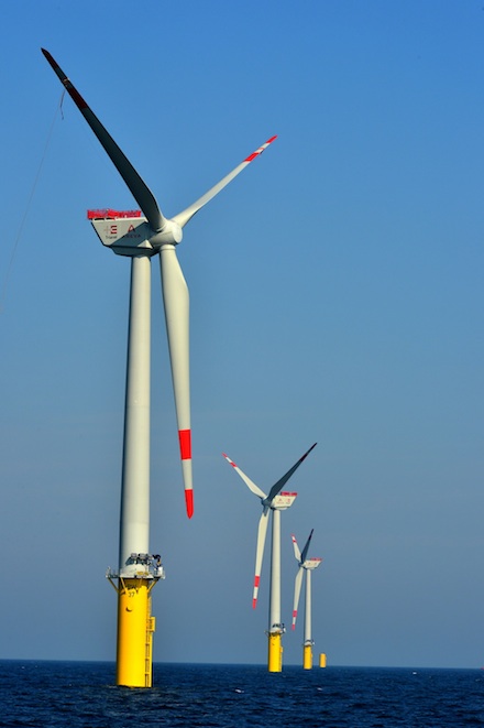 Der Windpark Borkum ist fertiggestellt