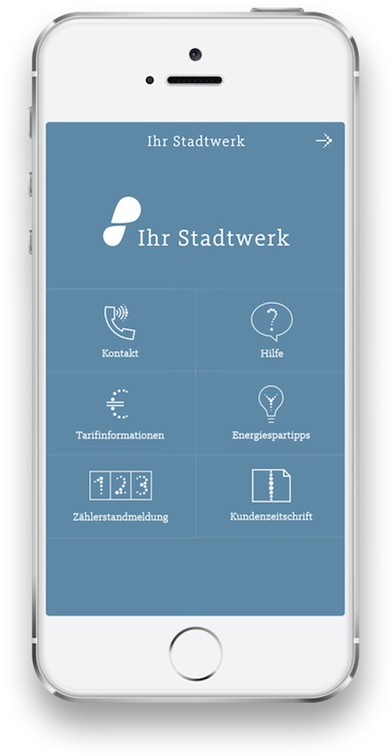 Mit der Smartphone-App stappy sollen Stadtwerke die Kundenbindung verbessern können.