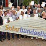 Meisterfeier: Die Gewinner der Solarbundesliga 2014 wurden ausgezeichnet.