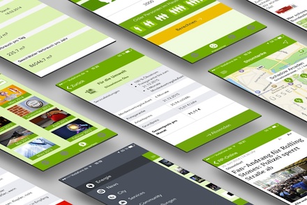 Eine neue Smartphone-App dient als Plattform für energienahe Angebote und Dienstleistungen.