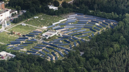 Im Solarspeicher-Park am Campus Nord des KIT werden neue Technologien für die Energiewende erprobt.