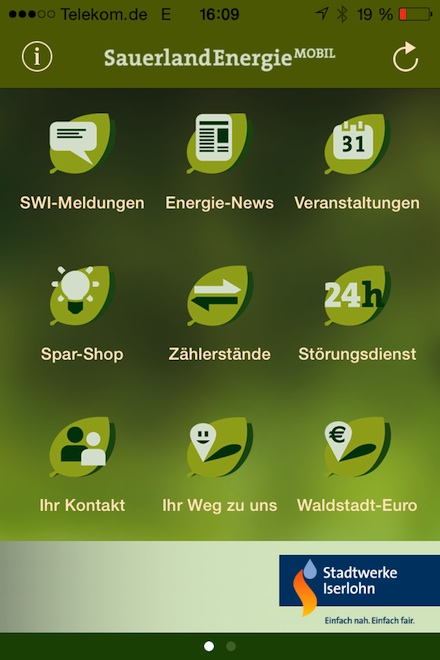 Appsolut informiert sind die Kunden der Stadtwerke Iserlohn dank der neuen Smartphone-Anwendung des Energieversorgers.