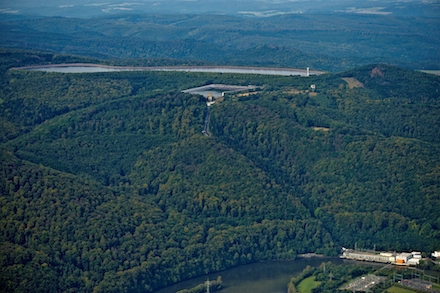 Das Pumpspeicherkraftwerk Waldeck am Edersee wird modernisiert.