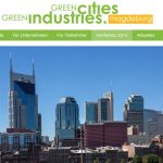 Auf der Städte- und Wirtschaftskonferenz „Green Cities – Green Industries“ in Magdeburg stellen Teilnehmer aus aller Welt ihre Projekte vor.