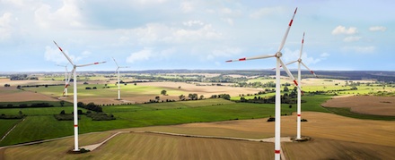 Windpark Stäbelow mit Anlagen der Baureihe eno 92.