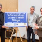 Die Stadt Tübingen wird mit dem European Energy Award ausgezeichnet.