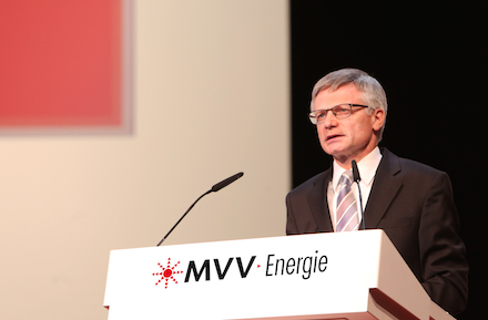 MVV-Chef Georg Müller kündigte auf der Hauptversammlung des Unternehmens Investitionen von bis zu 500 Millionen Euro in diesem Geschäftsjahr an.