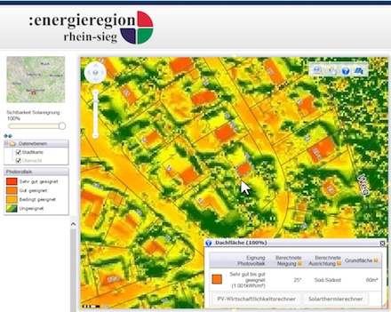 Welche Orte im Rhein-Sieg-Kreis sich gut für Photovoltaikanlagen eignen