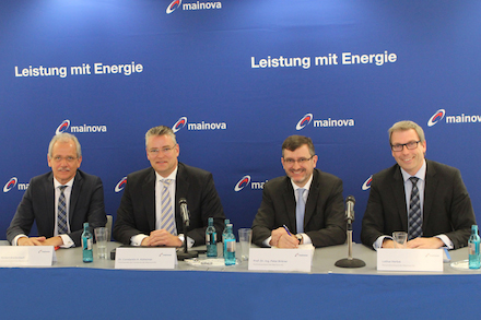 Bilanzpressekonferenz: Mainova-Vorstand stellt Ergebnisse des Geschäftsjahrs 2014 vor.