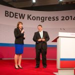 BDEW Kongress: Auch 2015 kann BDEW-Hauptgeschäftsführerin Hildegard Müller Bundeswirtschaftsminister Sigmar Gabriel als Redner begrüßen.