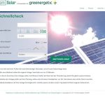 Mit wenigen Klicks lässt sich auf dem Solarportal des Unternehmens SWE Energie ermitteln