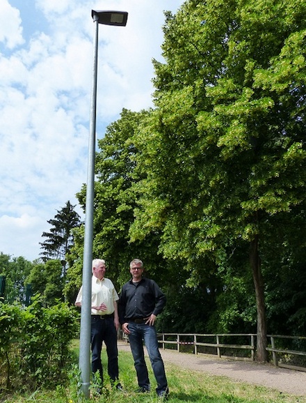 Die Stadt Bingen stellt ihre Straßenbeleuchtung auf LED-Technik um.