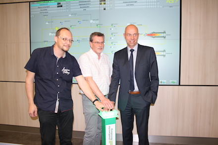 Stadtwerke Flensburg: Gasturbine der neuen GuD-Anlage gezündet.