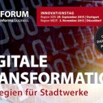 Auf dem Euroforum-Innovationstag stehen die digitale Transformation sowie die Strategien für Stadtwerke auf dem Programm.