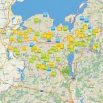 Blick auf den Landkreis Nordwestmecklenburg mit ausgewählten Erneuerbare-Energien-Anlagen.