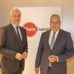 Wirtschaftsminister Garrelt Duin (l.) und RheinEnergie-Chef Dieter Steinkamp stellten das erste Lernende Energieeffizienz-Netzwerk in Köln vor.