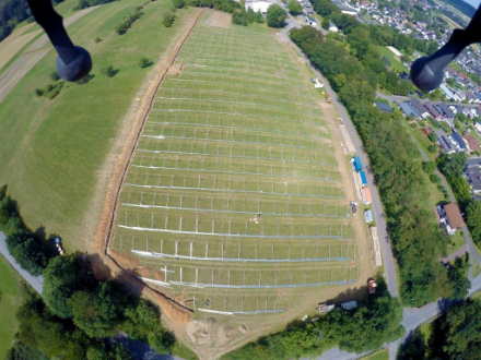 Der prognostizierte Jahresertrag des Solarparks im hessischen Greifenstein-Allendorf liegt bei 1