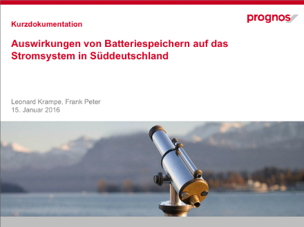 PV-Speicher leisten einen wichtigen Beitrag zur Senkung der Kosten für die Energiewende. Zu diesem Schluss kommt eine Studie des Beratungsunternehmens Prognos.