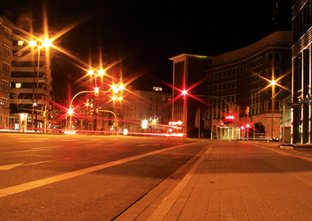 Die Umstellung auf LED-Leuchten spart Kosten und Energie und wertet das Stadtbild auf.