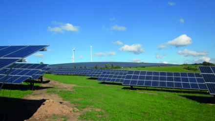 Knapp 18 Hektar umfasst die 10-MW-Photovoltaikanlage in der Westeifel