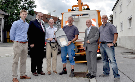 Passau stellt die Straßenbeleuchtung auf LED-Technik um.