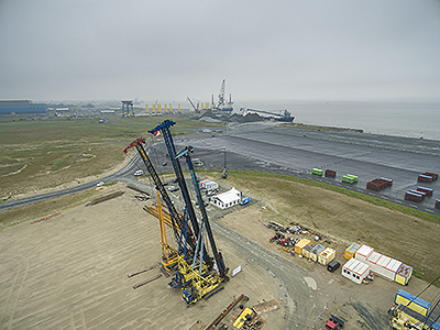 Mitte Juni starten die Hochbauarbeiten für die neue Siemens-Fabrik im Hafen von Cuxhaven.