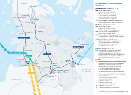 Das Umspannwerk in Wilster verknüpft die Gleichstromverbindungen Nord- und SuedLink miteinander.