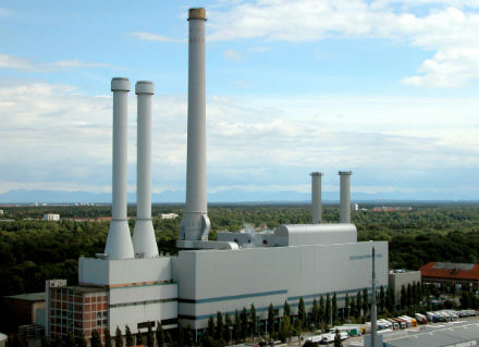 Auf dem Gelände des Heizkraftwerks Süd soll eine Geothermieanlage gebaut werden.