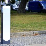 Eine weitere Ladesäule für die Elektromobilität im Landkreis Nordfriesland.