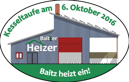 Jetzt hat die Kesseltaufe für die Baitzer Holzhackschnitzelanlage stattgefunden.