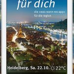 Veranstaltungshinweise aus dem Raum Heidelberg hält die neue Stadtwerke-App „für dich“ rund um die Uhr bereit.