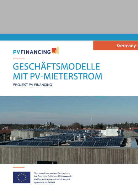 Der Leitfaden zum PV-Mieterstrom stellt Best Practises und die neusten Landesförderprogramme vor.