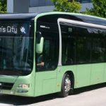 Auf der diesjährigen Messe IAA Nutzfahrzeuge zeigte MAN Truck & Bus ein modulares Konzeptfahrzeug eines Elektro-Gelenkbusses.