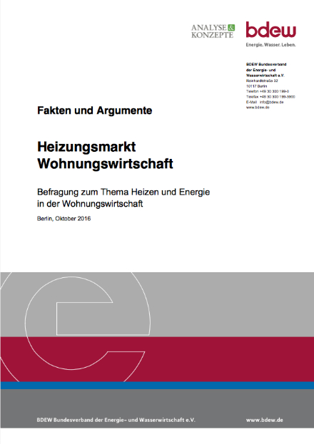 Rund die Hälfte des Wohnungsbestands wird mit Heizungen